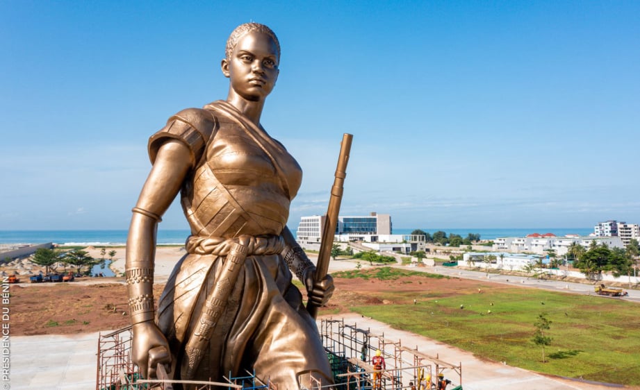 Amazon statue